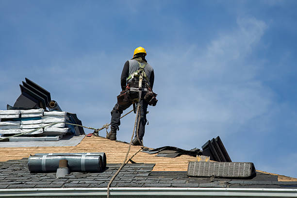 Professional Metal Roofing technician working in La Valle, WI